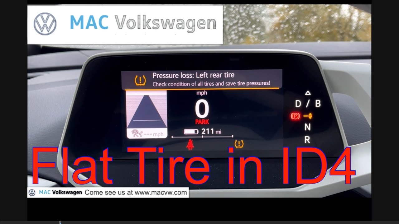 Шинный насос для ремонта шин Volkswagen ID4 #4 2021 года