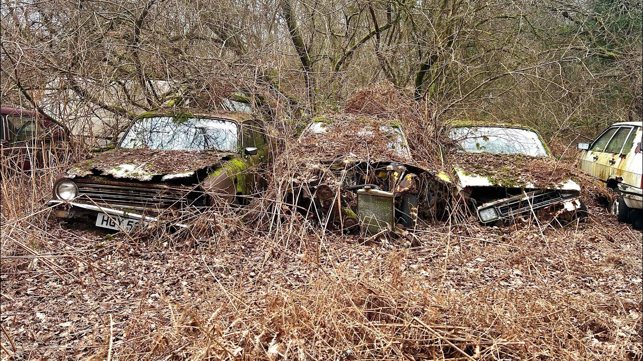 HUGE ABANDONED CAR GRAVEYARD HIDDEN IN THE WOODS WITH A HOUSE AND SHACK