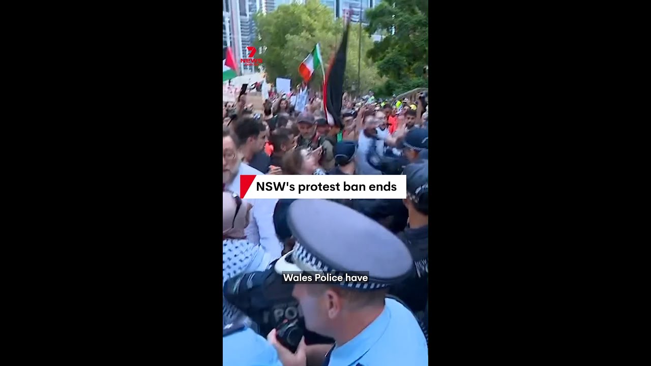 NSW's protest ban ends