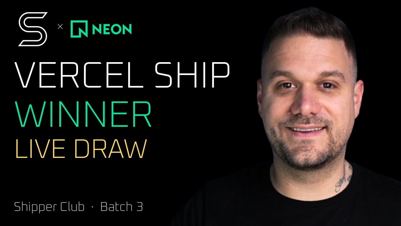 ПРЯМОЙ ЭФИР: Розыгрыш Shipper Club &mdash; следующий билет на Vercel Ship