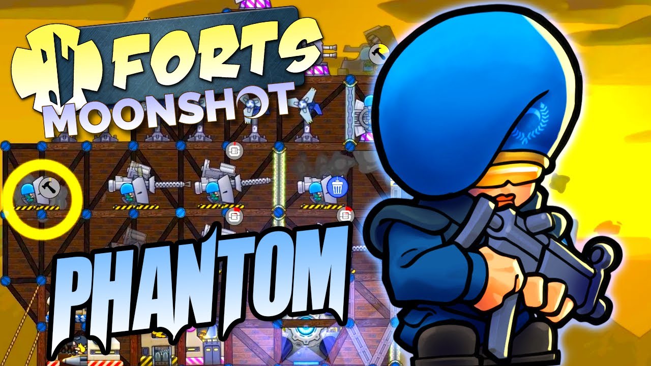 Обзор командира Phantom &mdash; геймплей дополнения Forts: Moonshot