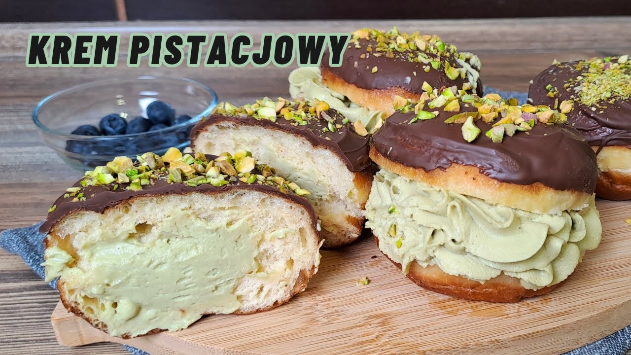 NAJLEPSZY KREM PISTACJOWY do tortów, pączków i babeczek! PRZEPIS