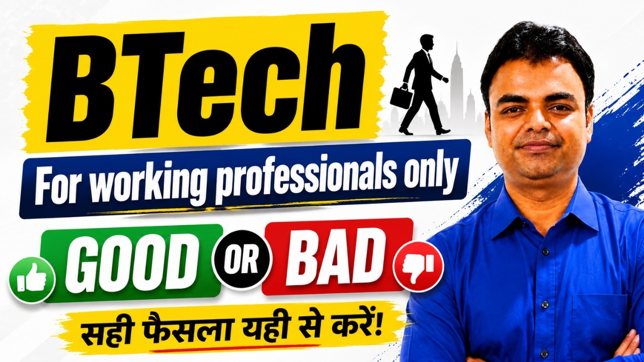 BTech for Working Professionals After Polytechnic, is BTech Difficult with Job After Diploma