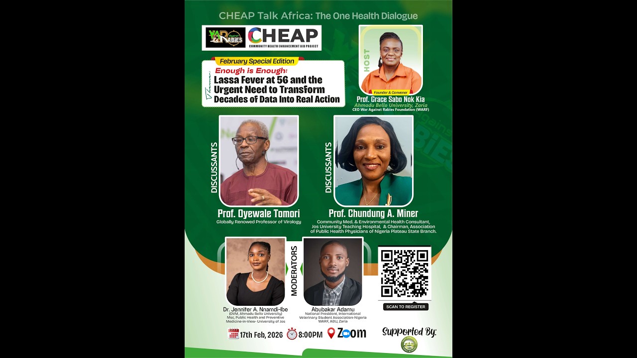 Lassa Fever at 56 & Urgent Need to Transform Decades of Data Into Real Action_CHEAP Talk Africa WARF