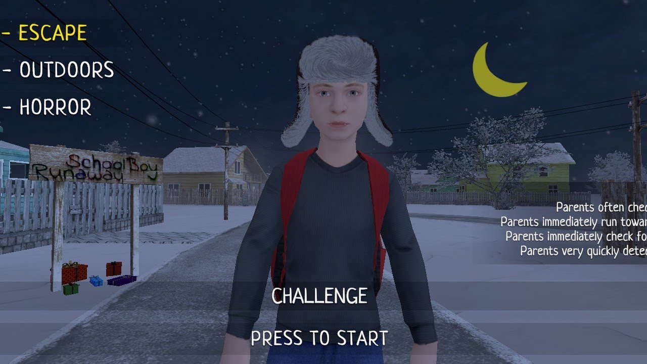 Schoolboy Runaway: Escape on Challenge Difficulty🎉