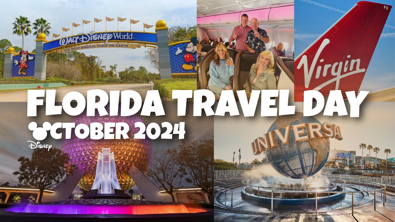 FLY TO FLORIDA WITH US! Virgin Atlantic UPPER CLASS! Disney World & Universal Orlando October 2024🇺🇸