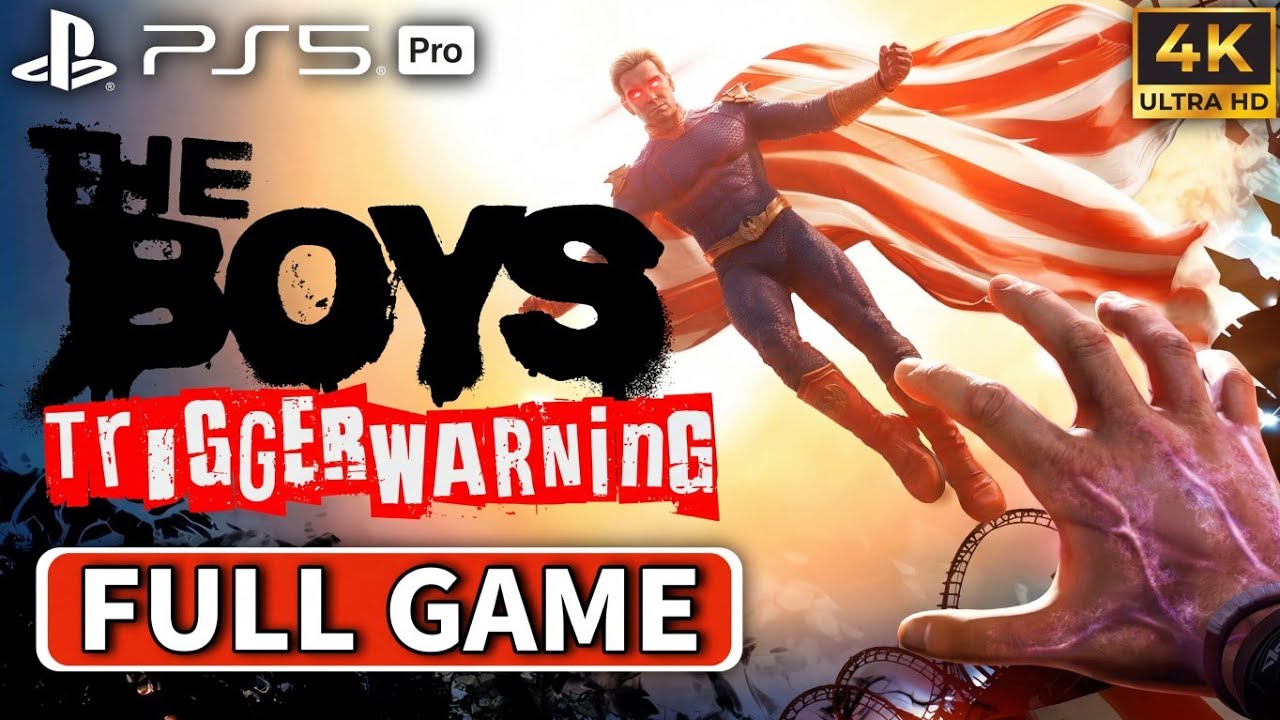 THE BOYS Trigger Warning - Gameplay Walkthrough FULL GAME [PS5 PRO 4K 60FPS]