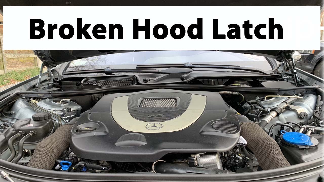 How to Open a Stuck Hood Latch of Mercedes S550