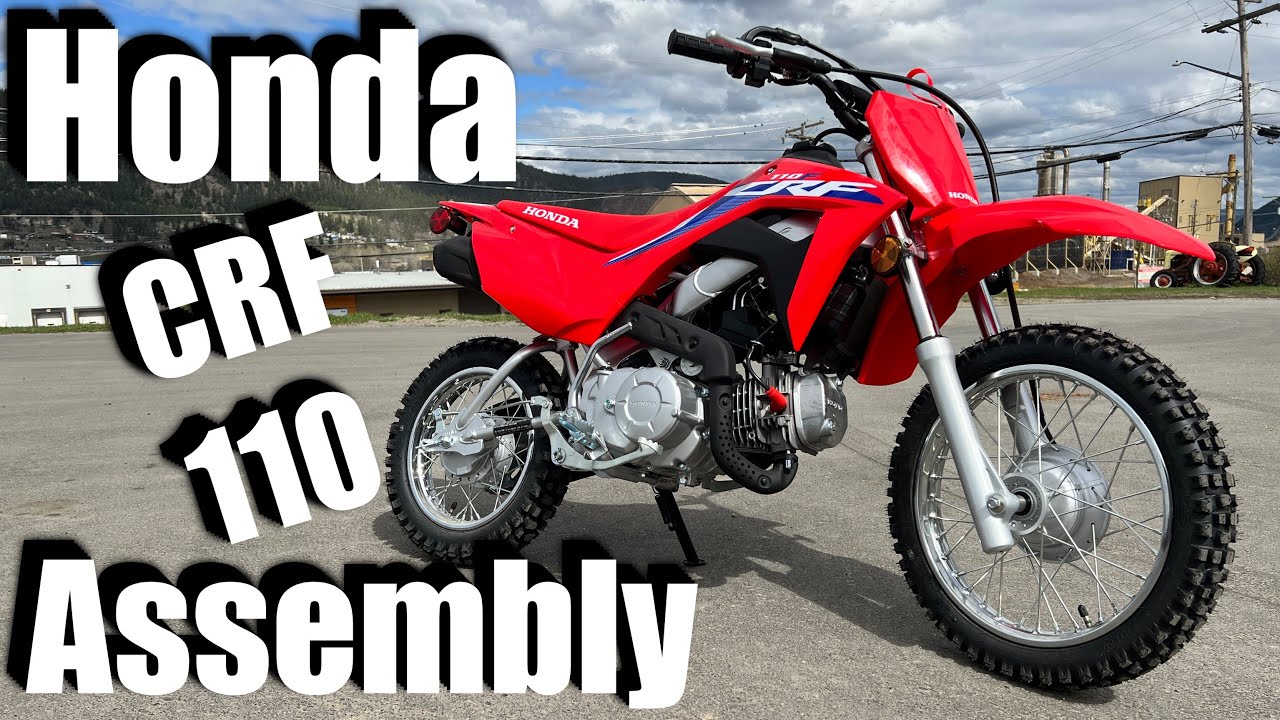 2022 Honda CRF 110 Unboxing And Assembly