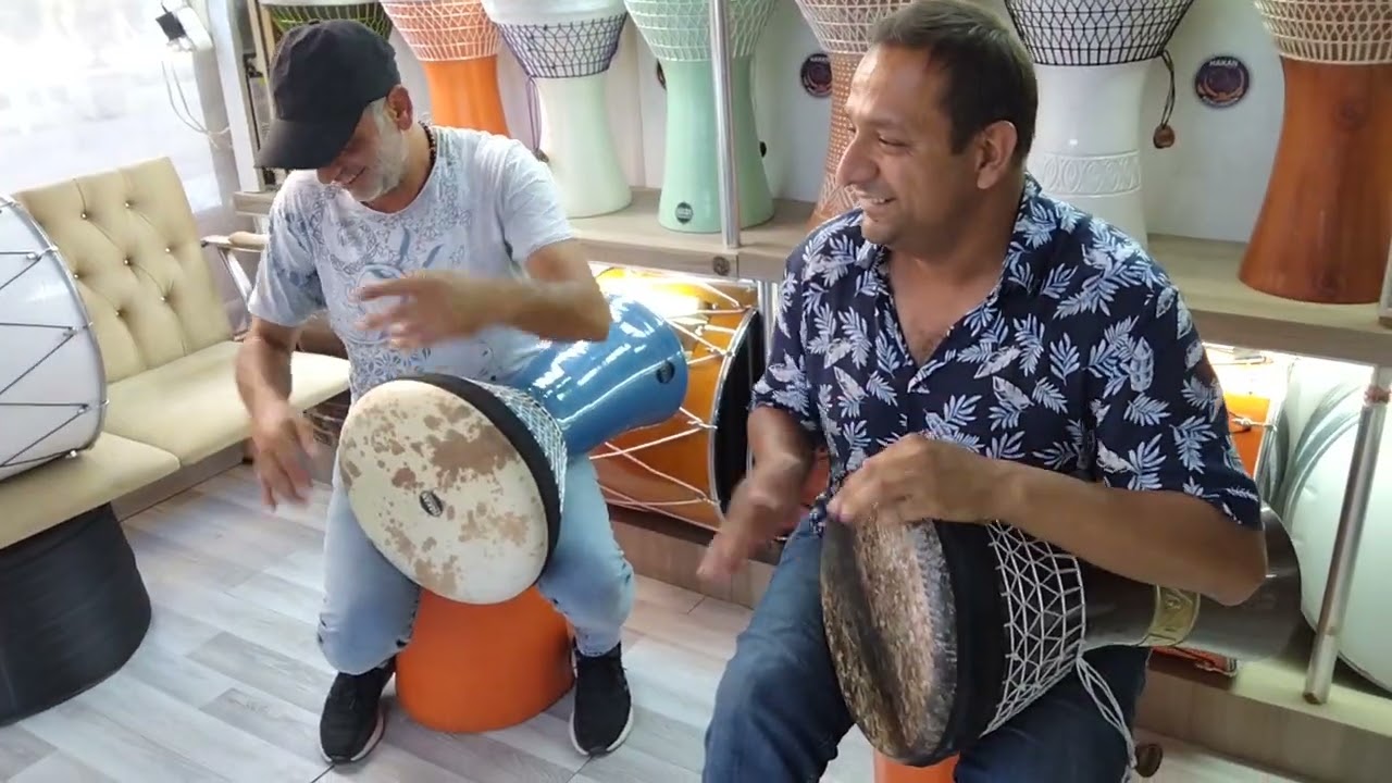 HakanPercussion sınce2001        Bas toprak darbuka ve tiz balık derili toprak darbuka  Handmade