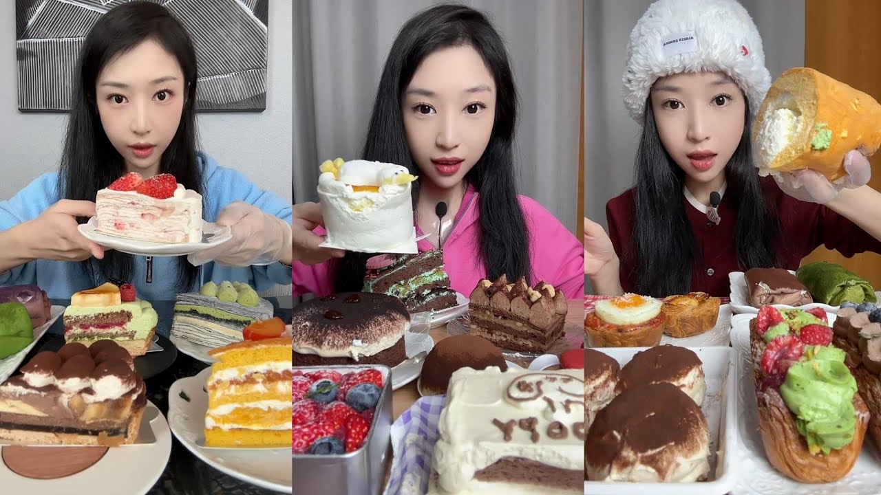 Eating cake 🍰🎂 dessert 🎂 MUKBANG Swakathik #cakeeating #cake #dessert#chocolatecake