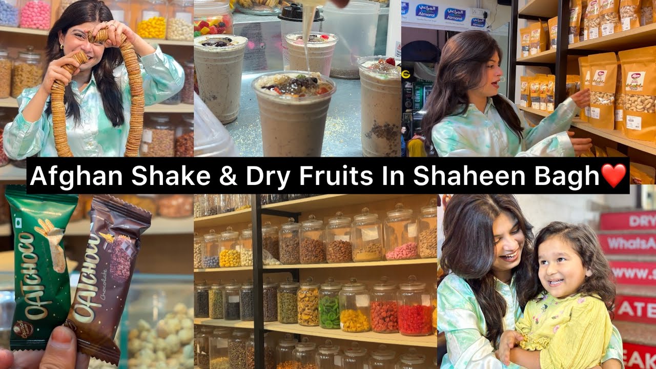 Afghan Shakes & Dry Fruits Ab Shaheen Bagh May❤️||Special Bihari Khana🥳||Food & Fun With Fans😇
