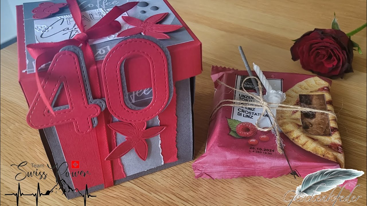 Explosionsbox Kaffeemomenten | 1103. DIY-Kreativ-Idee