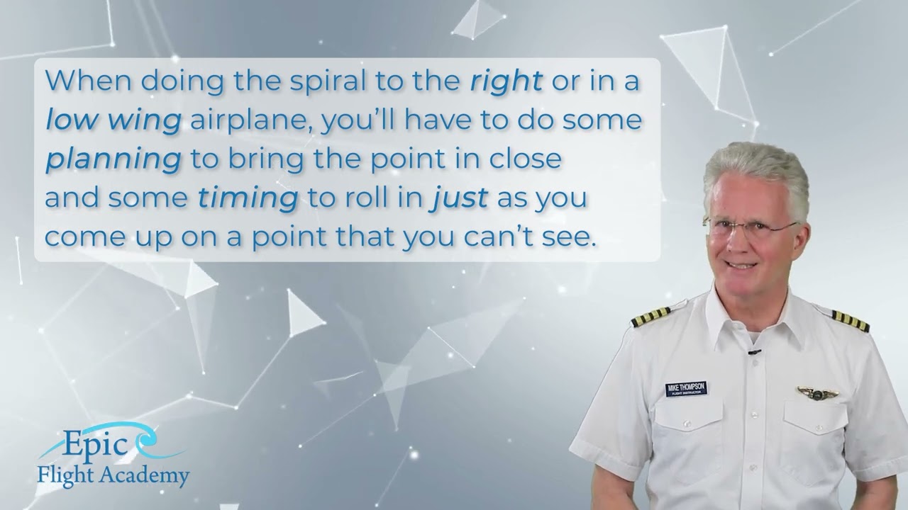 Commercial Pilot Course | Steep Spiral – Epic Flight Academy