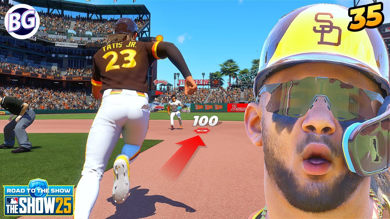 MLB The Show 25 RTTS TATIS Jr.: ¡100 ROBOS y VA por el RÉCORD!