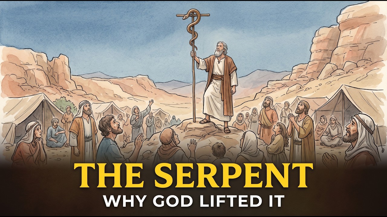 The Bronze Serpent and the Cross &mdash; The Strange Sign Moses Lifted in the Wilderness