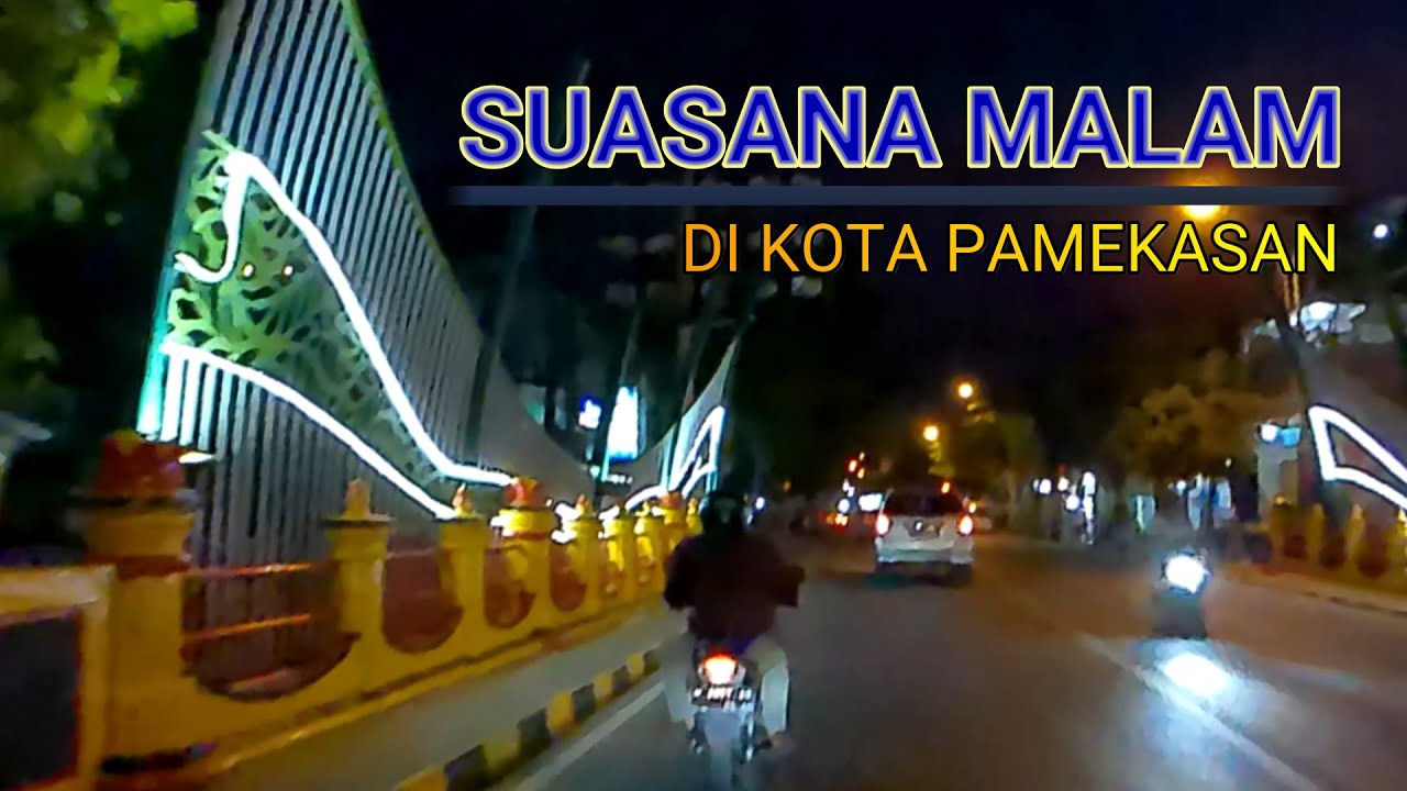 Suasana Malam Kota Pamekasan || Madura Kota Pamekasan