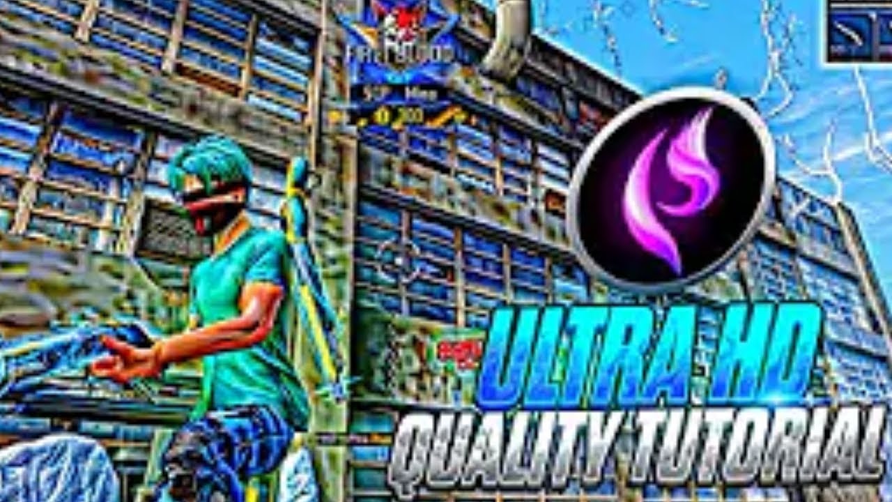 Free Fire 4k Ultra HD Quality Tutorial ⚙️ | How to Increase Free Fire video Quality 🔥