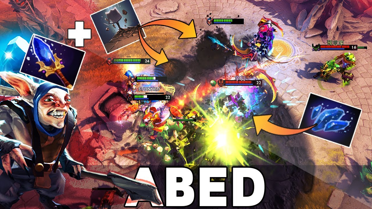 BEST MEEPO ABED IS BACK !! ABUSING NEW SCEPTER + SHARD - 7.28 Patch Dota 2
