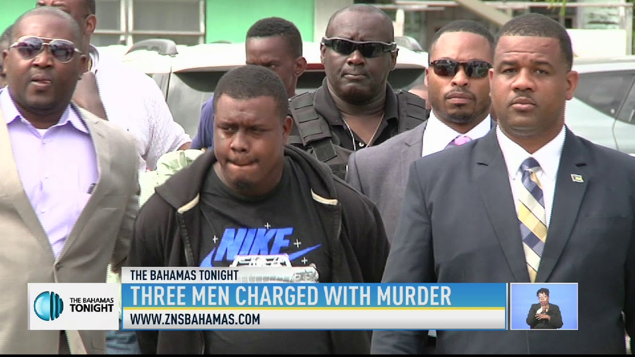 THREE MEN CHARGED WITH MURDER