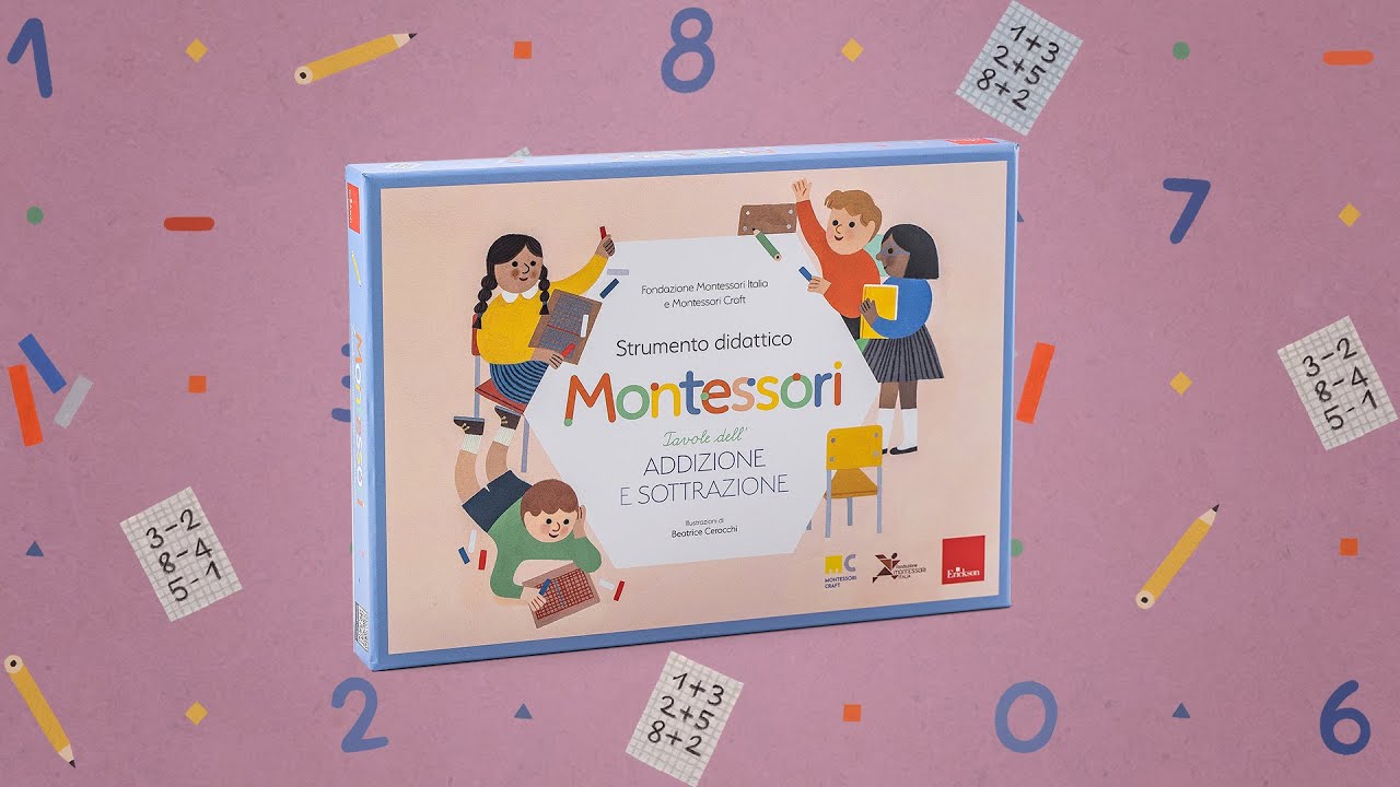 Tavole dell'addizione e sottrazione - Strumento didattico Montessori | Imparare in modo naturale