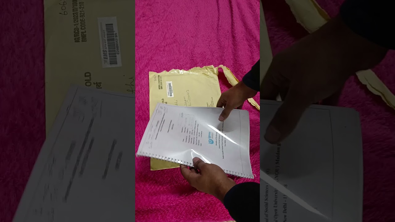 IGNOU Project synopsis delivery by post #shorts