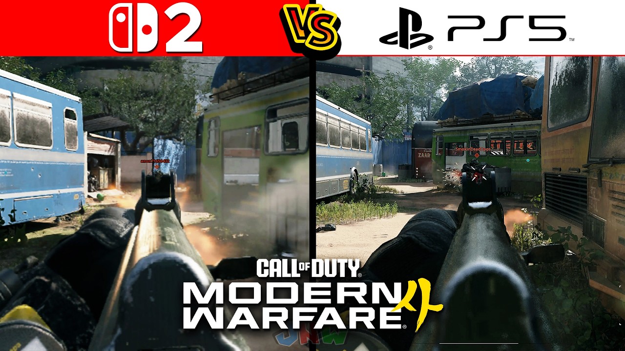 Modern Warfare 4 Multiplayer &mdash; сравнение Switch 2 и PS5 (геймплей в 4K)