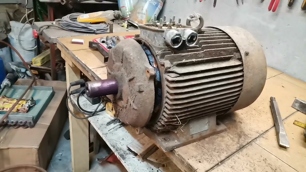 NIKT INNY, tylko ja tak rozebrałem silnik 7,5kw,