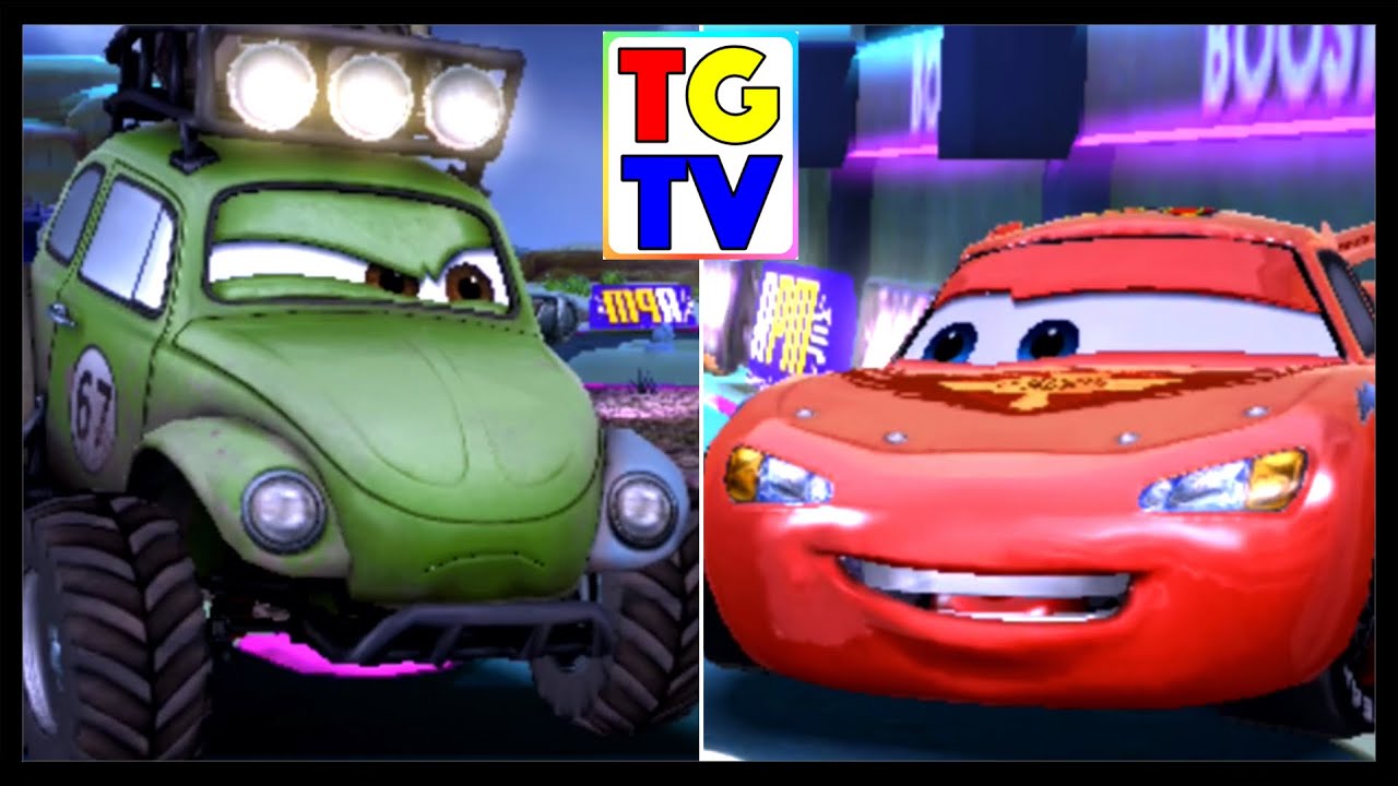 Shifty Sidewinder Unlocked vs Lightning McQueen, Komodo | Cars Fast as Lightning