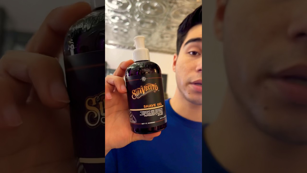 Suavecito Shave Gel: Get a clear view of your shave🪒👀 #Suavecito#Pomade#MensGrooming#Shave
