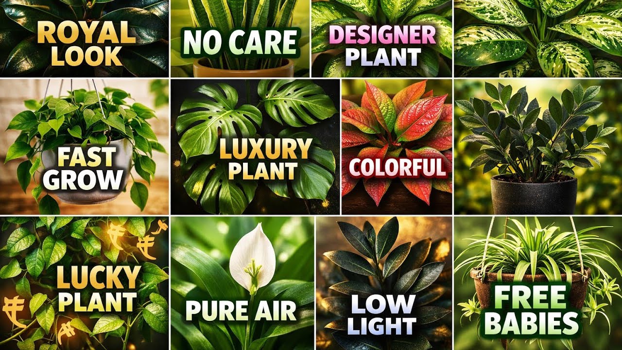 Top 10 indoor plants #trending #video
