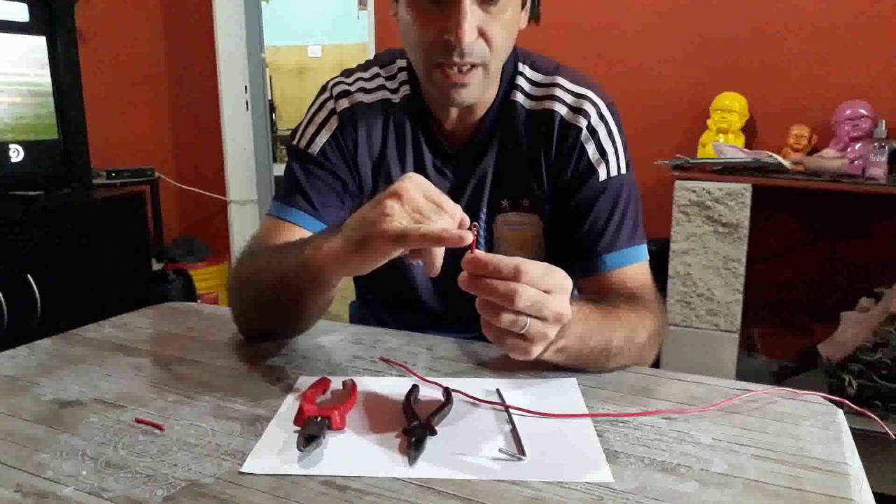 Cómo realizar un terminal ojal o anillo
