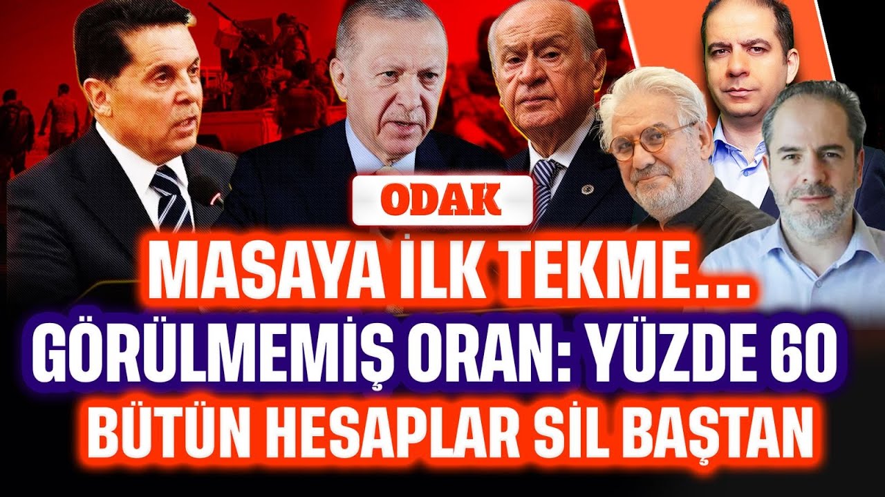 Masaya İlk Tekme! Görülmemiş Oran: %60... Hesaplar Sil Baştan... | ODAK