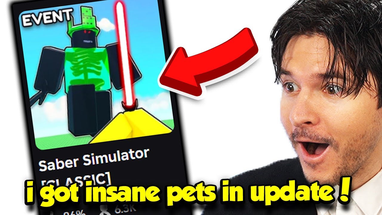 I Got INSANELY RARE PETS in SABER SIMULATOR CLASSIC UPDATE!!