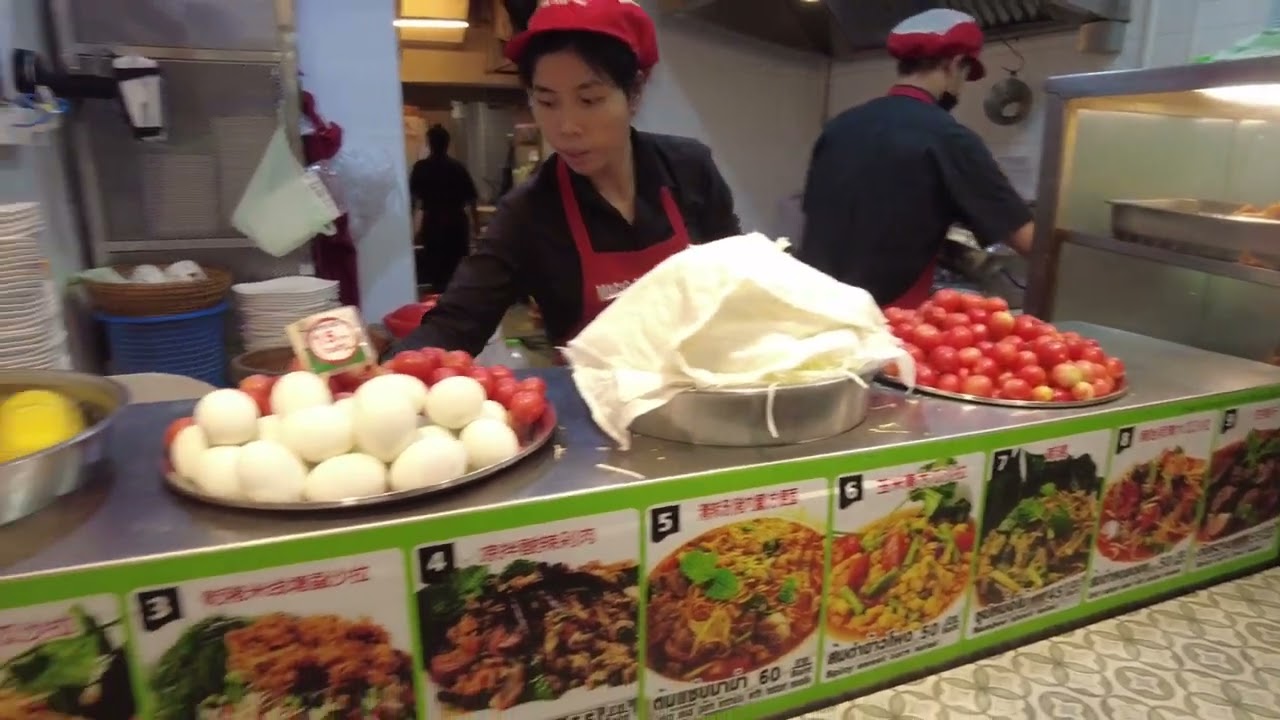 Magic Food Point, Thai street food court @ Suvarnabhumi airport ground level near Exit 8 BKK Bangkok