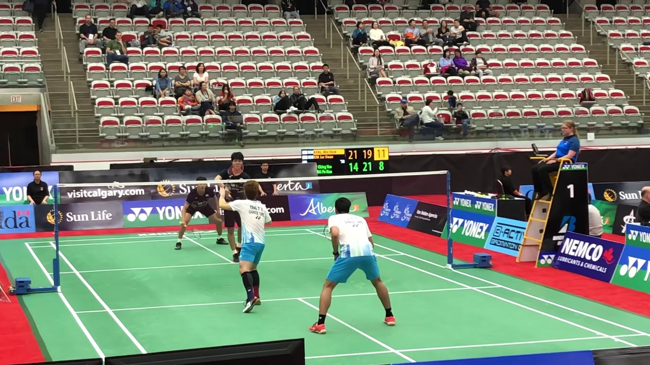 Lu Ching Yao / Yang Po Han vs Kim Jae Hwan / Kang Min Hyuk G3 2019 Canada Open