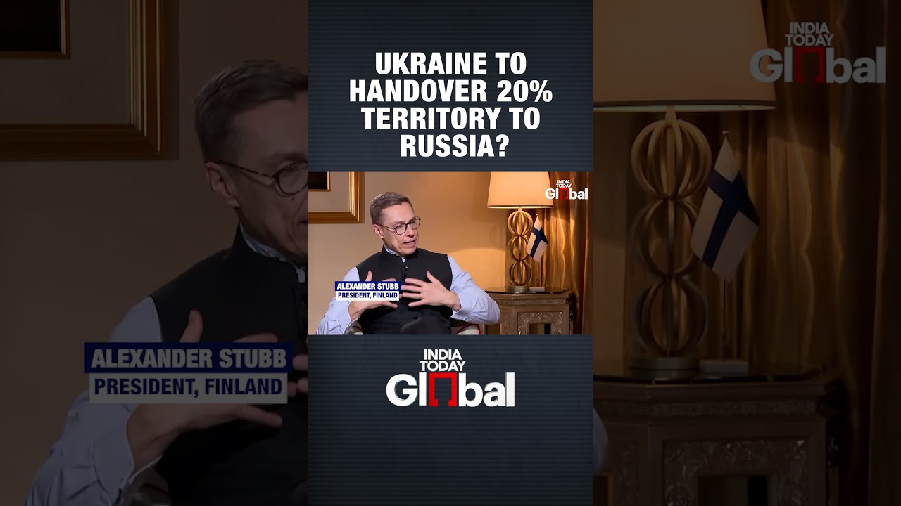 Alexander Stubb: &lsquo;There Might Be A Deal About 20% Territory&rsquo; In Ukraine Peace Plan