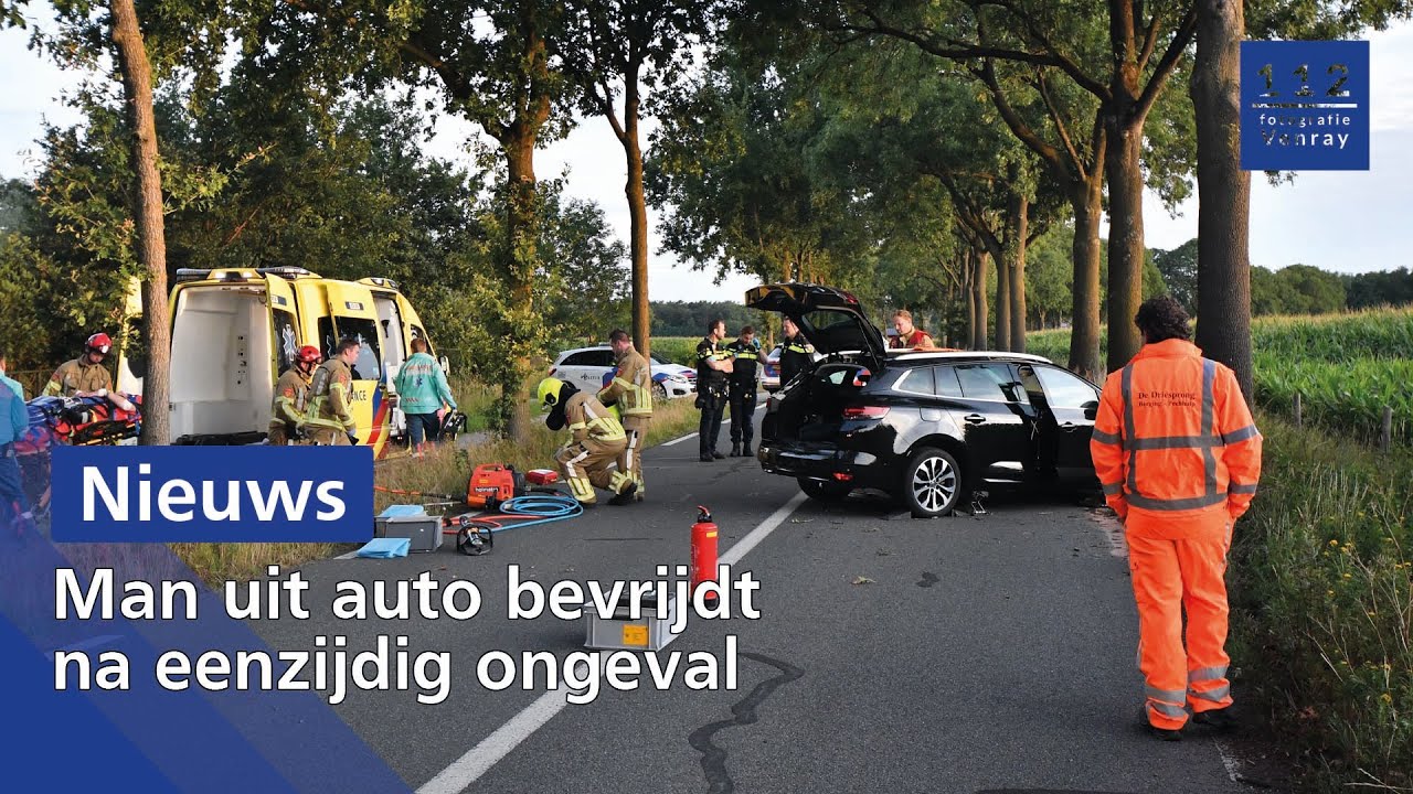 𝗠𝗮𝗻 𝘂𝗶𝘁 𝗮𝘂𝘁𝗼 𝗯𝗲𝘃𝗿𝗶𝗷𝗱𝘁 𝗻𝗮 𝗼𝗻𝗴𝗲𝘃𝗮𝗹 | 112 Fotografie Venray