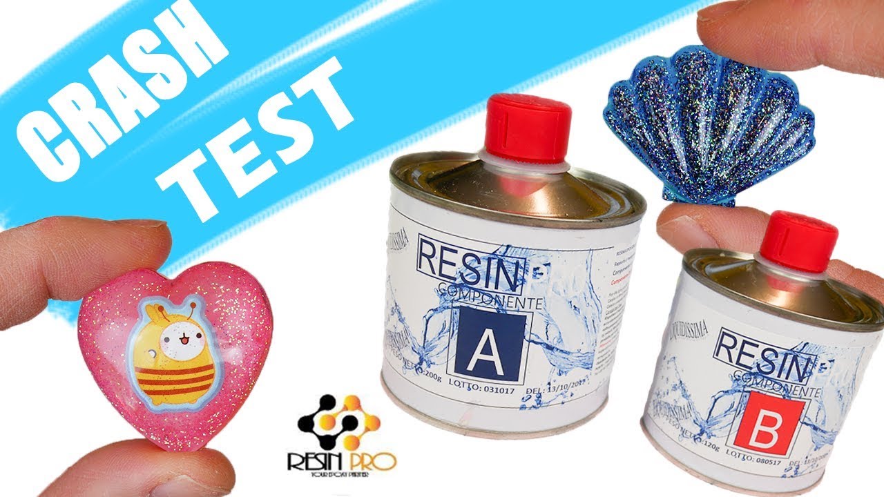 CRASH TEST - R&Eacute;SINE &Eacute;POXY TRANSPARENTE ( effet eau de chez resin pro)