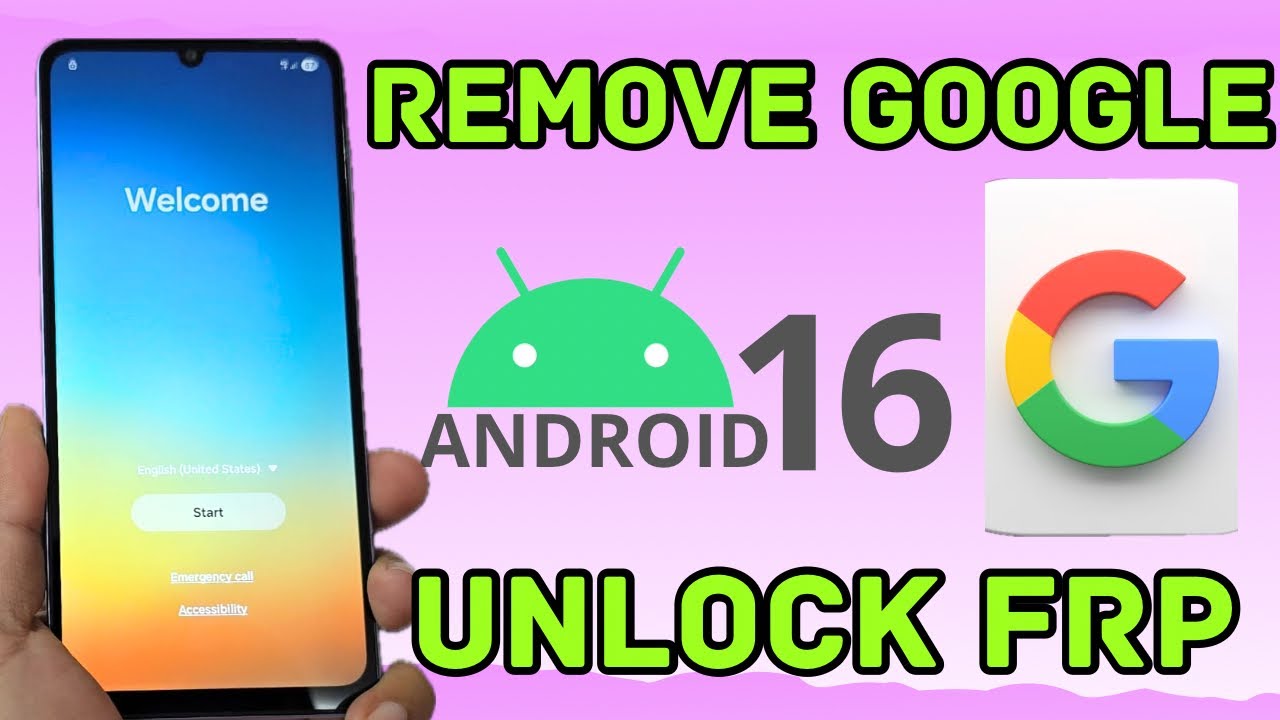 Удалить аккаунт Google Samsung Android 16