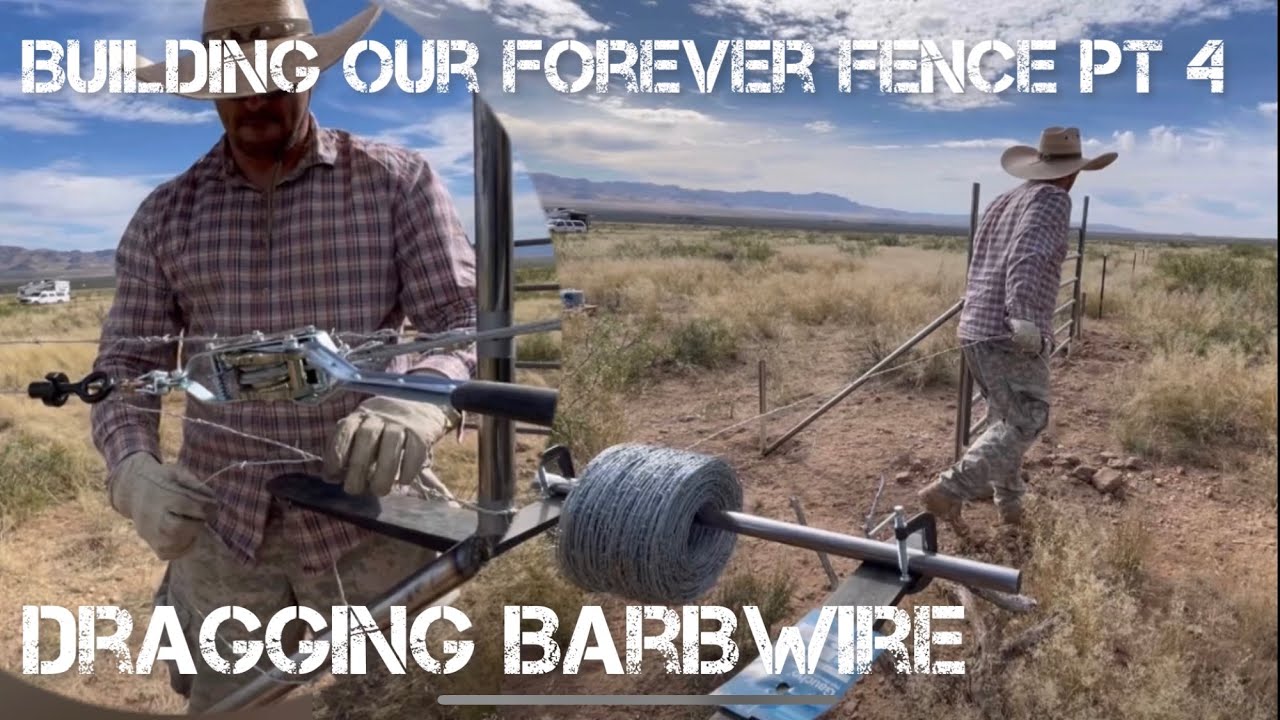 How to install barbwire fence. How tight should barbedwire be?