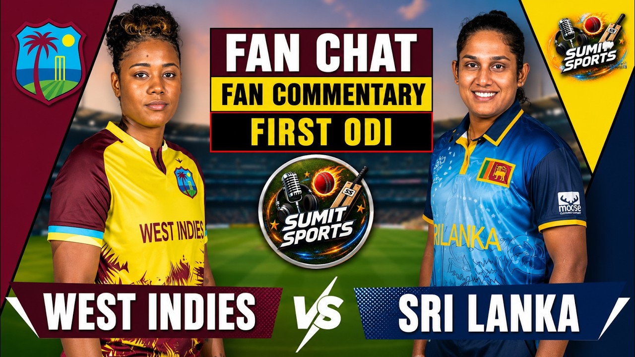 West Indies Women Vs Sri Lanka Women|1st ODI| SLWomen tour of WI 2026| Live &Live analysis|FAN CHAT