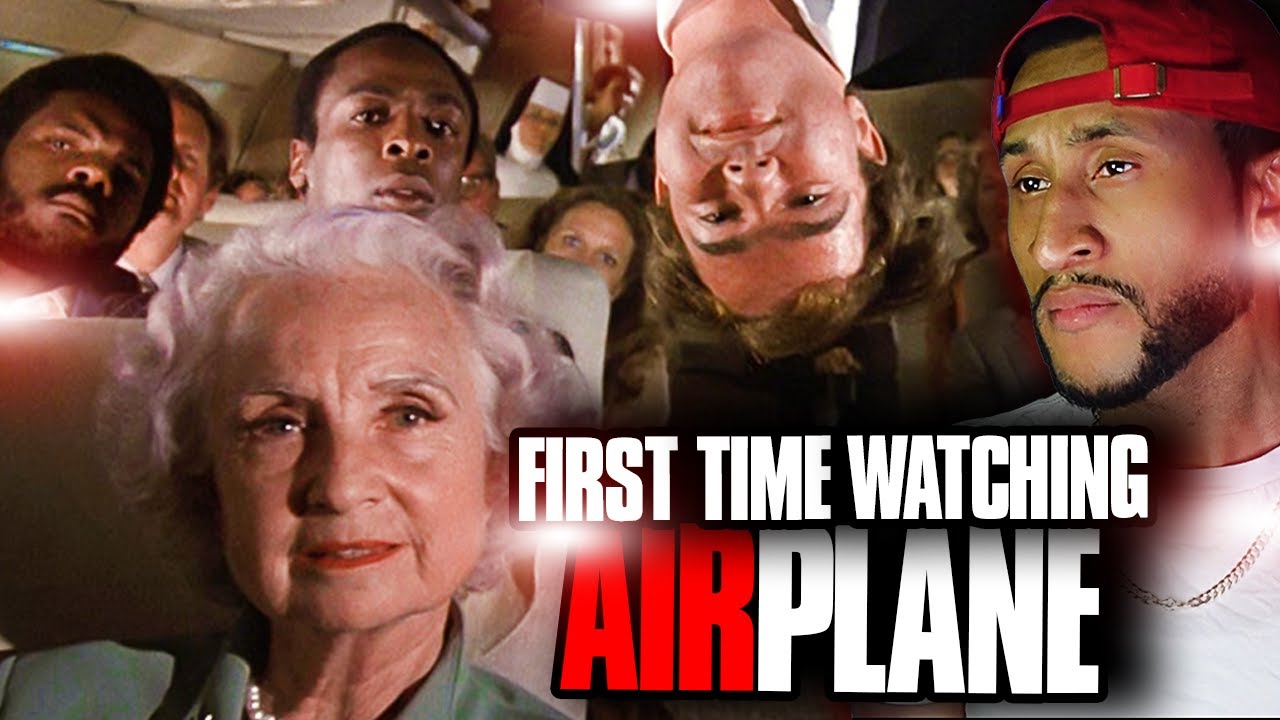 Первый раз смотрю «Аэроплан» (1980) | Забавная реакция на старый фильм «Аэроплан»