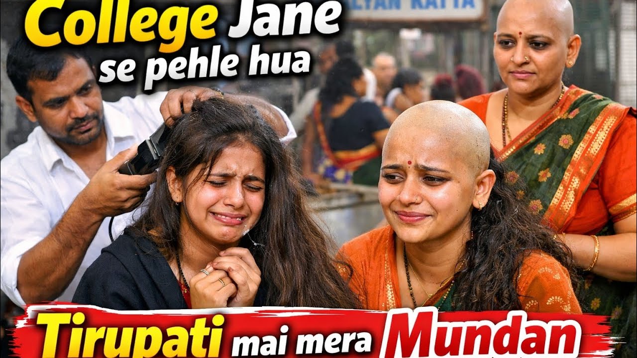 College se pehle hua mundan 😔 My Tirupati Headshave Story Part 1......