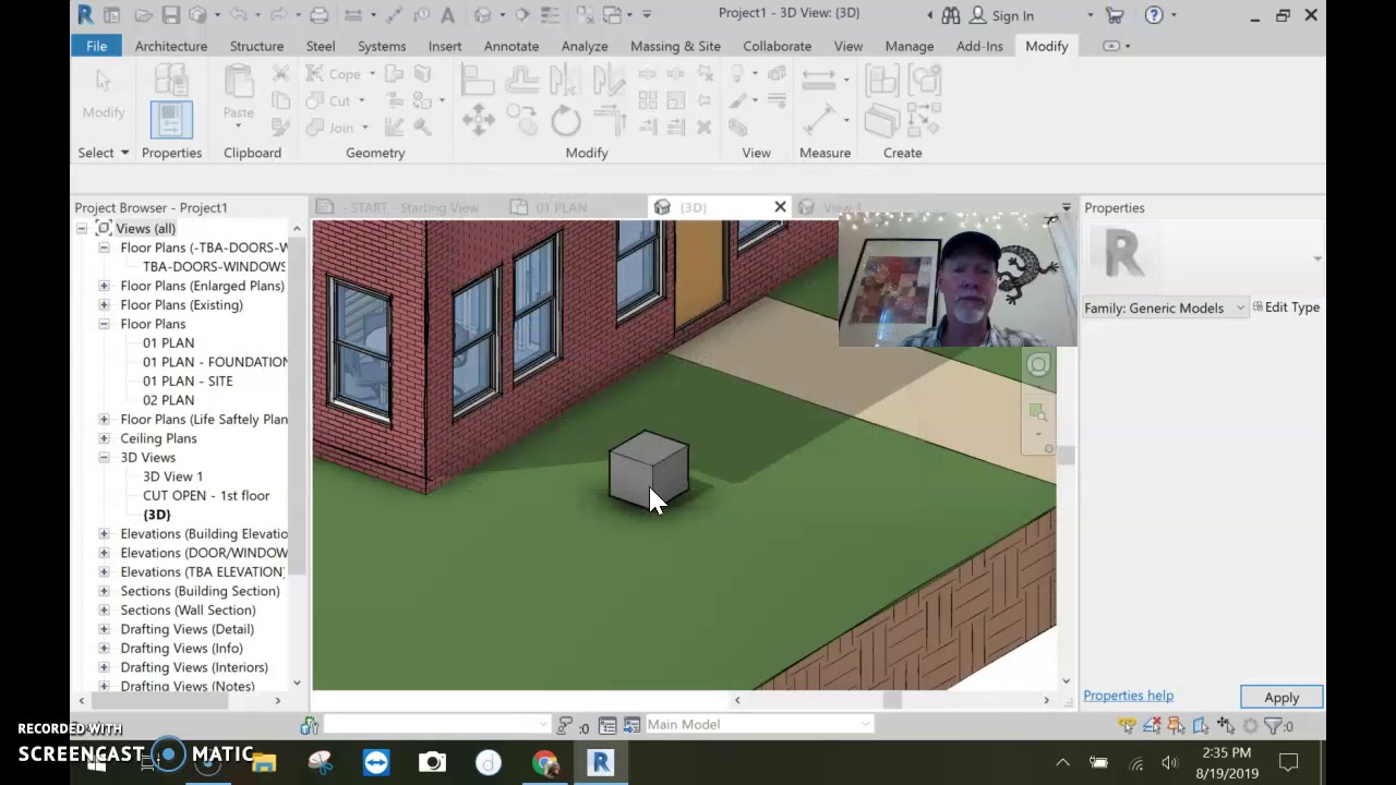 Добавление ПАРАМЕТРОВ в семейство Revit