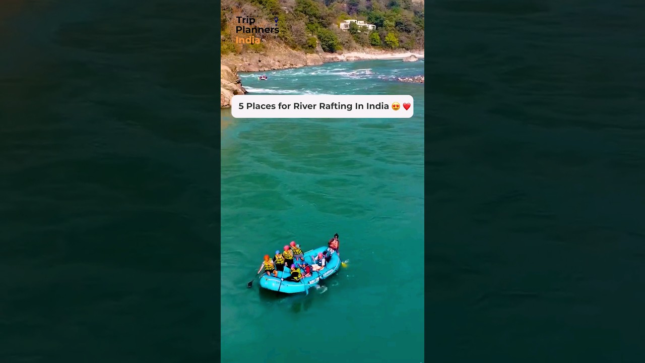 River Rafting Places In India 😍❤️