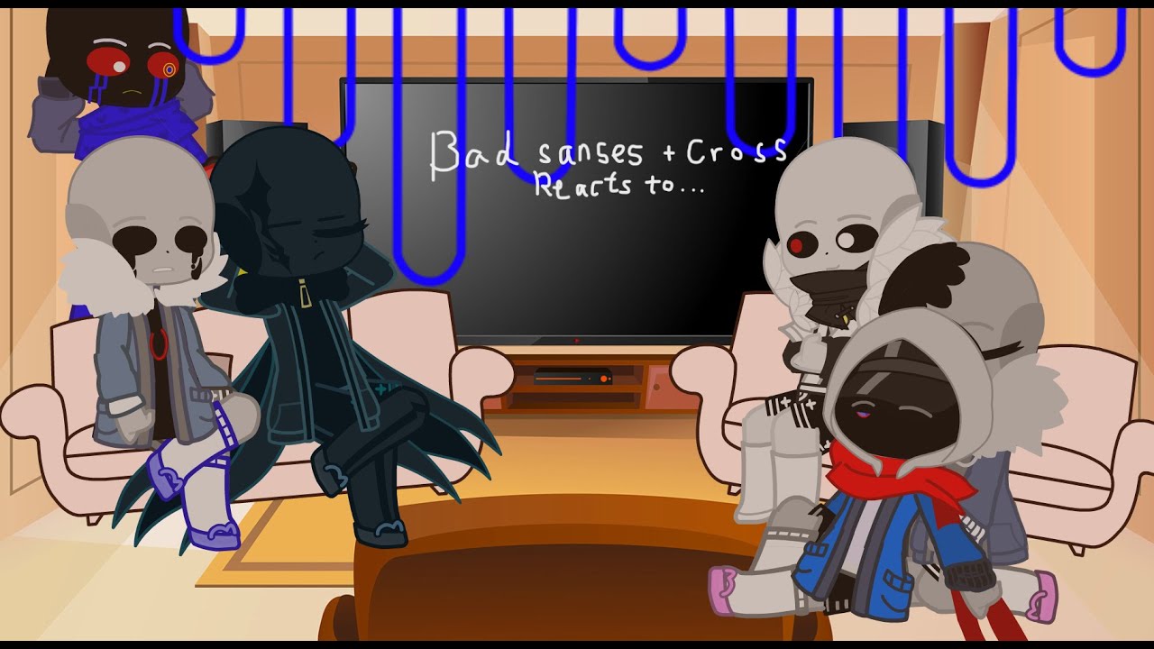Bad Sanses+Cross reacts to Star Sanses//Gacha Plus//CREDS IN DES 2/?