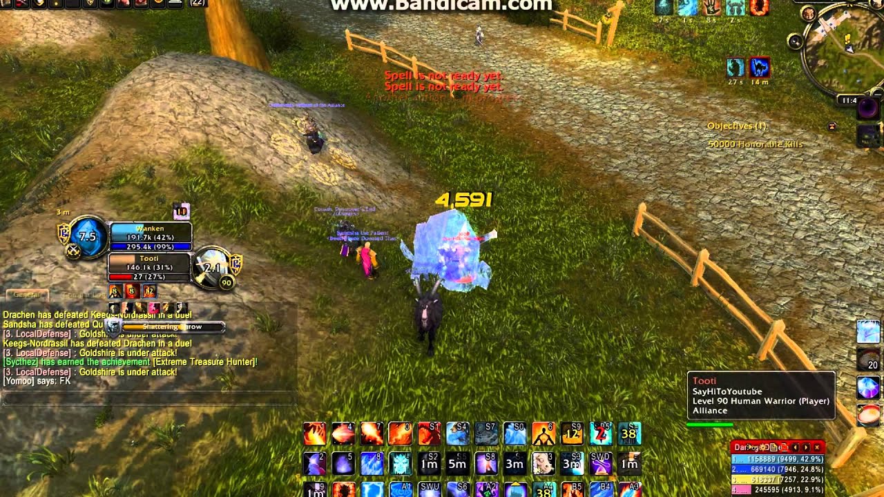 Wow Mop lvl 90 Frost/Fire Mage Pvp Bg Ownage Insane Dmg