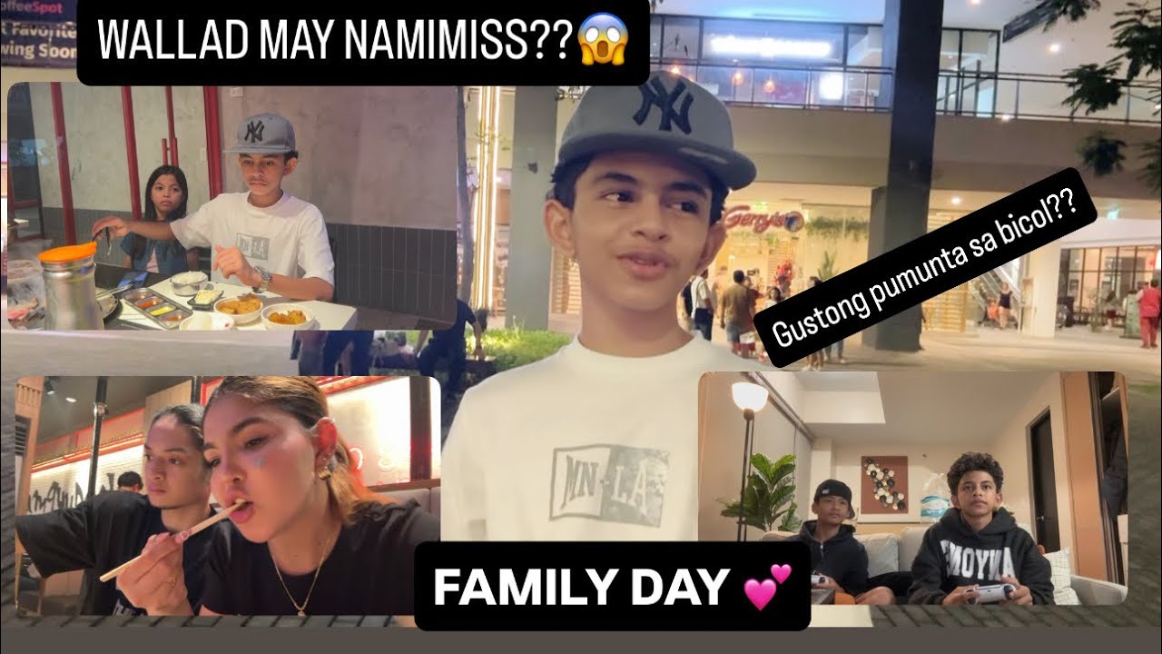 FAMILY DAY MEET OUR FAMILY (WALLAD PUPUNTA DAW NG BICOL)