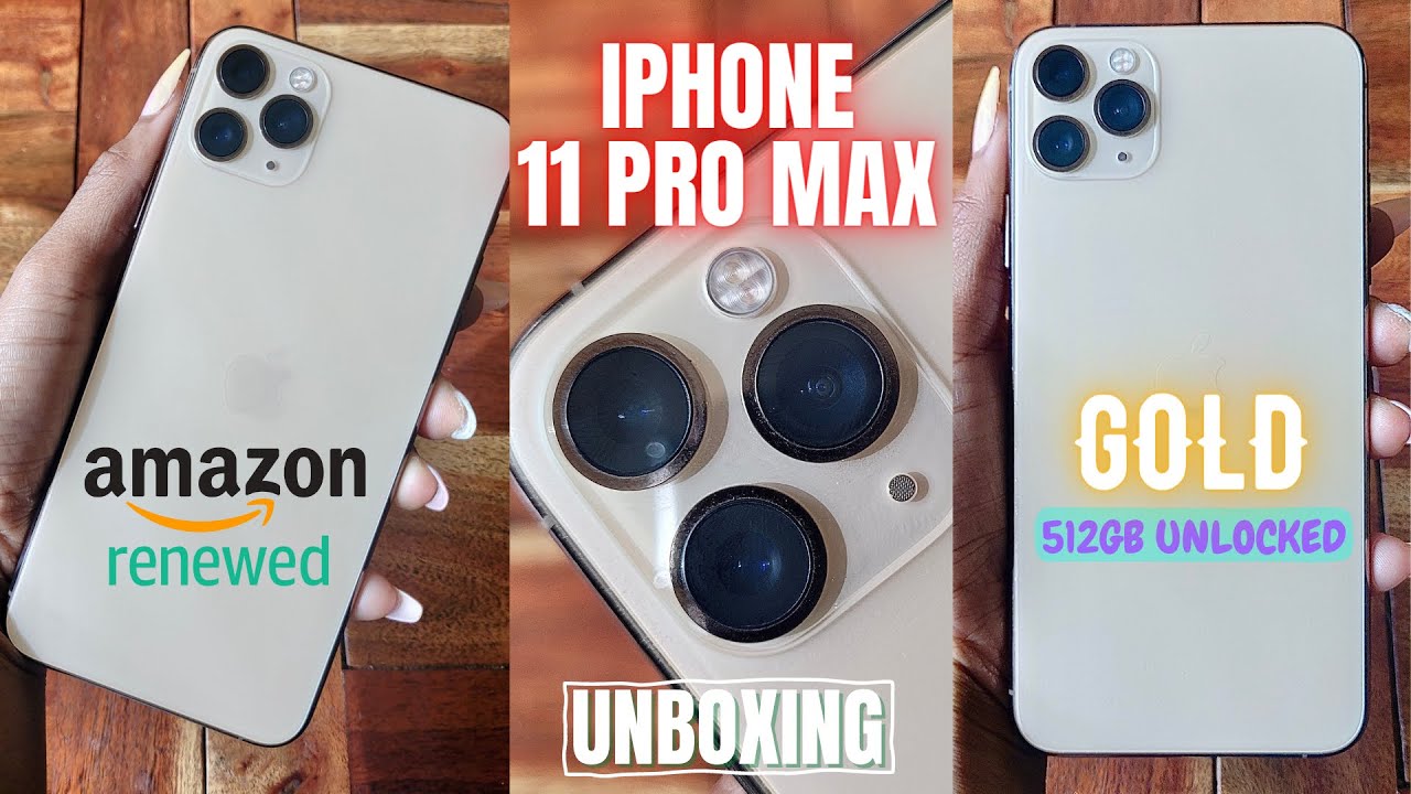 iPhone 11 Pro Max Gold 512GB Unboxing Amazon Renewed. Was it WORTH IT?
